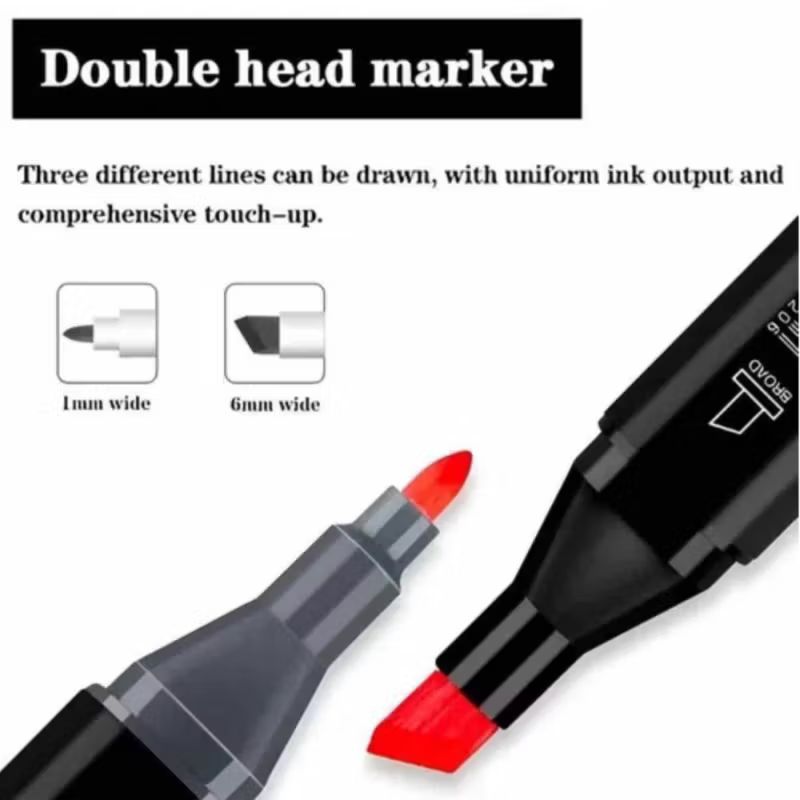 Miniatura 1 de Marcadores Doble Punta Set por 48 unds